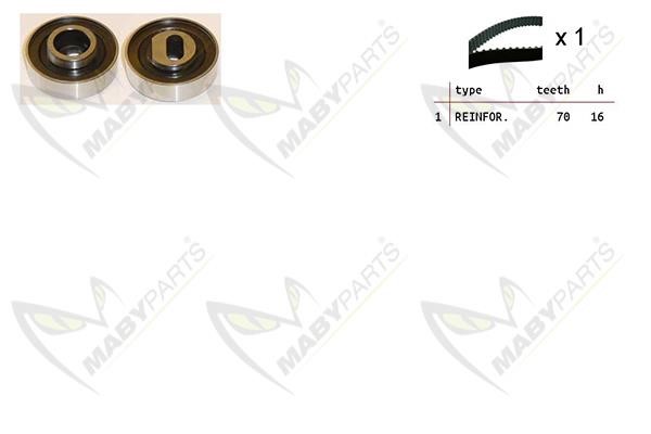 Maby Parts OBK010489 Комплект зубчастих ременів OBK010489: Купити в Україні - Добра ціна на EXIST.UA!