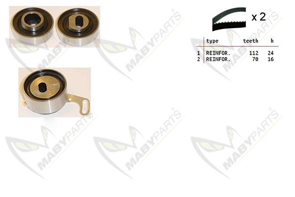 Maby Parts OBK010464 Комплект зубчастих ременів OBK010464: Купити в Україні - Добра ціна на EXIST.UA!