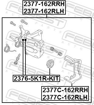 Купить Febest 2377-162RRH по низкой цене в Украине!