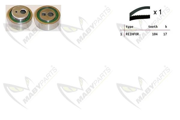 Maby Parts OBK010115 Комплект зубчастих ременів OBK010115: Приваблива ціна - Купити в Україні на EXIST.UA!