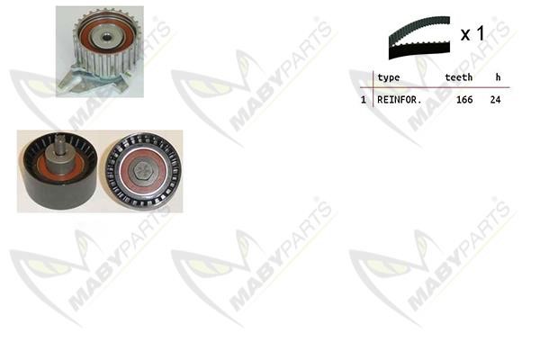 Maby Parts OBK010205 Комплект зубчастих ременів OBK010205: Купити в Україні - Добра ціна на EXIST.UA!