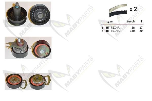 Maby Parts OBK010149 Комплект зубчастих ременів OBK010149: Купити в Україні - Добра ціна на EXIST.UA!