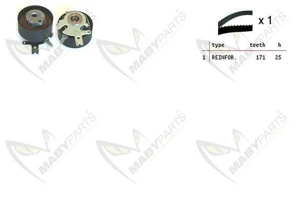 Maby Parts OBK010154 Комплект зубчастих ременів OBK010154: Купити в Україні - Добра ціна на EXIST.UA!