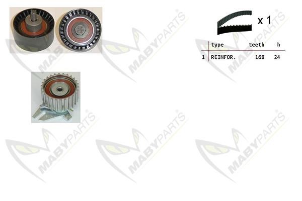Maby Parts OBK010174 Комплект зубчастих ременів OBK010174: Купити в Україні - Добра ціна на EXIST.UA!
