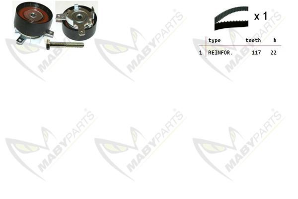 Maby Parts OBK010050 Комплект зубчастих ременів OBK010050: Купити в Україні - Добра ціна на EXIST.UA!