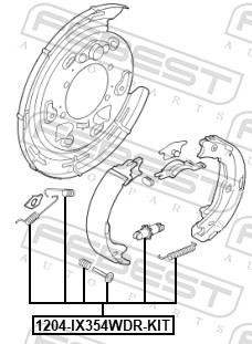 Купить Febest 1204-IX354WDR-KIT по низкой цене в Украине!