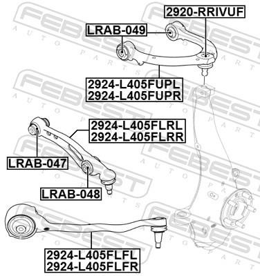 Купити Febest 2924-L405FLRR за низькою ціною в Україні!