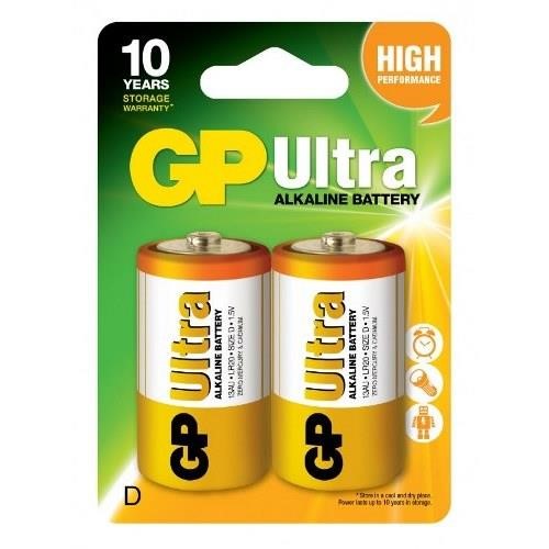 GP Batteries GP13AU-U2 Батарейка лужна GP ULTRA ALKALINE "D", 1,5В GP13AUU2: Купити в Україні - Добра ціна на EXIST.UA!