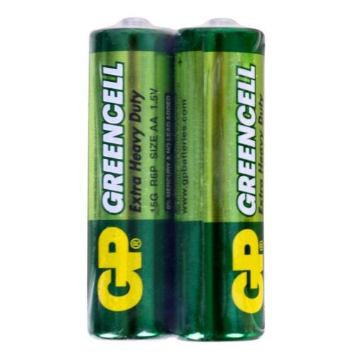 GP Batteries GP15G-S2 Батарейка сольова GP GREENCELL "AA", 1,5В GP15GS2: Приваблива ціна - Купити в Україні на EXIST.UA!