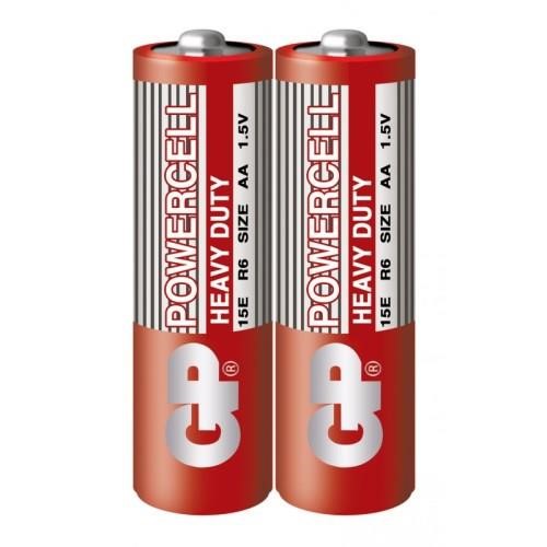 GP Batteries GP15E-S2 Батарейка сольова GP POWERCELL "AA", 1,5В GP15ES2: Приваблива ціна - Купити в Україні на EXIST.UA!