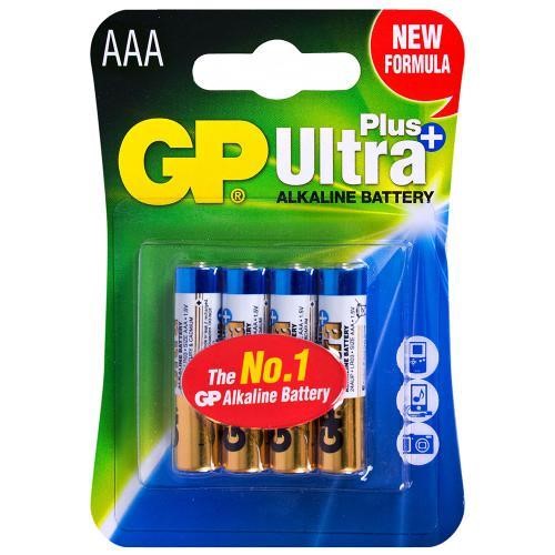 GP Batteries GP24AUP-U4 Батарейка лужна GP ULTRA PLUS ALKALINE "AAA", 1,5В GP24AUPU4: Купити в Україні - Добра ціна на EXIST.UA!