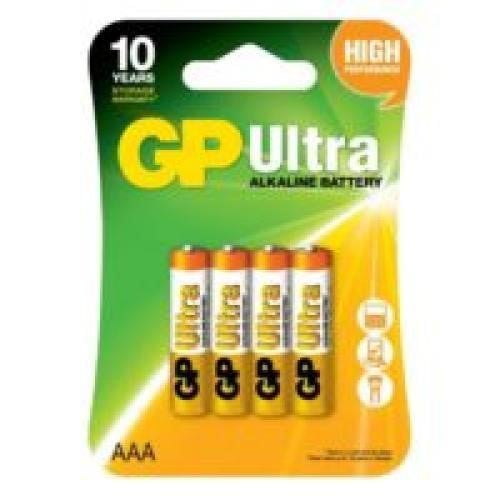GP Batteries GP24AU-U4 Батарейка лужна GP ULTRA ALKALINE "AAA", 1,5В GP24AUU4: Купити в Україні - Добра ціна на EXIST.UA!