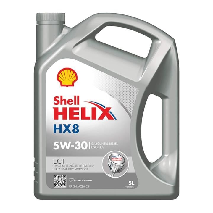 Shell 5011987040489 Моторна олива Shell Helix HX8 ECT 5W-30, API SN, ACEA C3, 5л 5011987040489: Купити в Україні - Добра ціна на EXIST.UA!