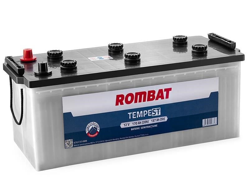 ROMBAT STM5670 Акумулятор ROMBAT TEMPEST SEMI-TRACTION 12B AGM 170Ач 1000A L+ STM5670: Купити в Україні - Добра ціна на EXIST.UA!