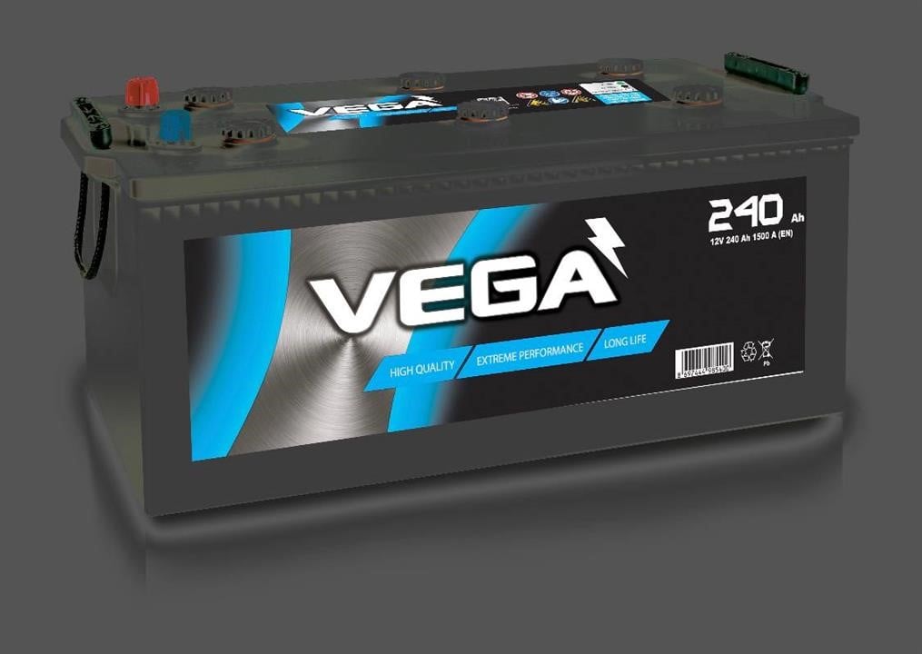 Vega VHD240 Акумулятор VEGA BLACK 12B 240Ач 1400A L+ VHD240: Приваблива ціна - Купити в Україні на EXIST.UA!