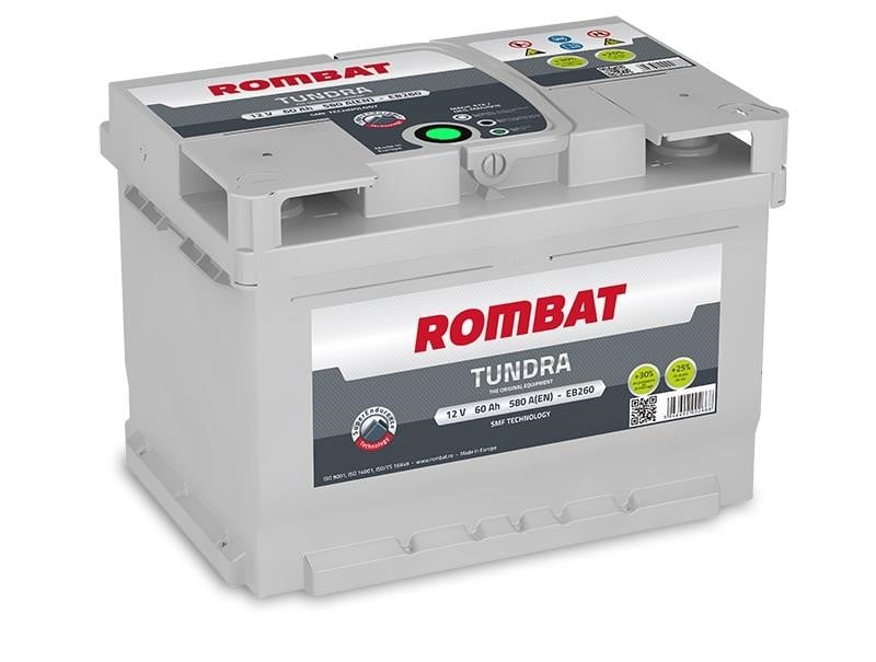 ROMBAT EB260 Акумулятор ROMBAT TUNDRA PLUS 12B Ca/Ca + Silver 60Ач 580А(EN) R+ EB260: Купити в Україні - Добра ціна на EXIST.UA!