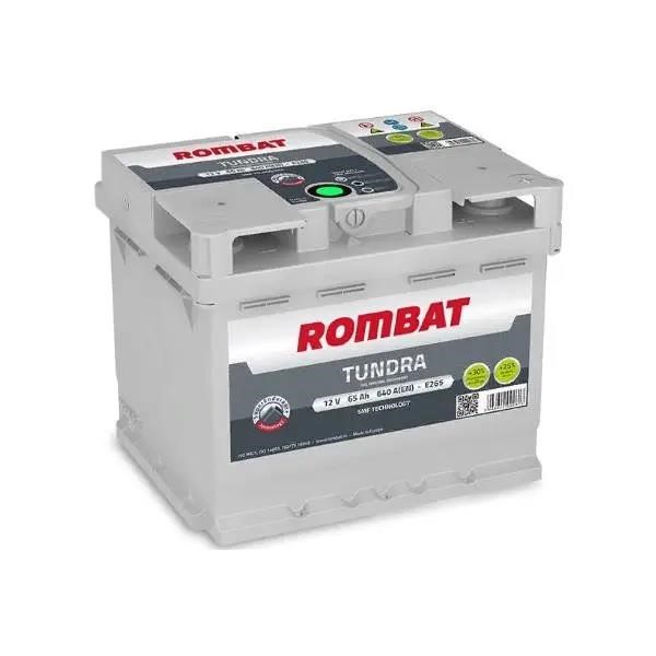 ROMBAT E265 Батарея аккумуляторная ROMBAT TUNDRA PLUS 12B Ca/Ca + Silver 65Ач 640А(EN) R+ E265: Купить в Украине - Отличная цена на EXIST.UA!