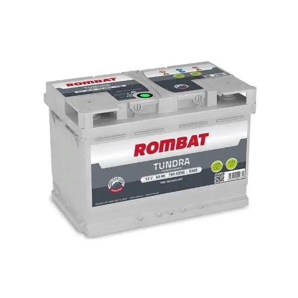 ROMBAT E380 Акумулятор ROMBAT TUNDRA PLUS 12B Ca/Ca + Silver 80Ач 750А(EN) R+ E380: Купити в Україні - Добра ціна на EXIST.UA!
