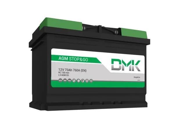 DMK DGM70 Акумулятор DMK DMK AGM Stop&Go 12B AGM 70Ач 760А(EN) R+ DGM70: Купити в Україні - Добра ціна на EXIST.UA!