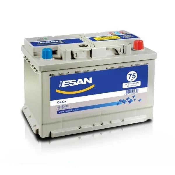 Esan EL307510B01 Акумулятор ESAN 12B Ca/Ca + Silver 78Ач 780А(SAE) R+ EL307510B01: Купити в Україні - Добра ціна на EXIST.UA!