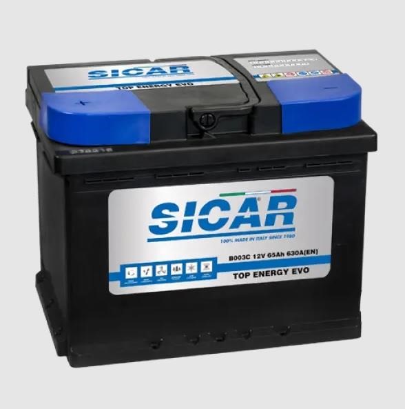 Sicar B003C Акумулятор SICAR Top Energy Evo 12B Ca/Ca + Silver 65Ач 630А(EN) L+ B003C: Купити в Україні - Добра ціна на EXIST.UA!