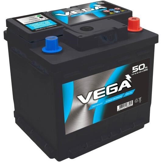 Vega VL105010B13 Акумулятор VEGA 12B Ca/Ca + Silver 50Ач 500А(SAE) R+ VL105010B13: Приваблива ціна - Купити в Україні на EXIST.UA!