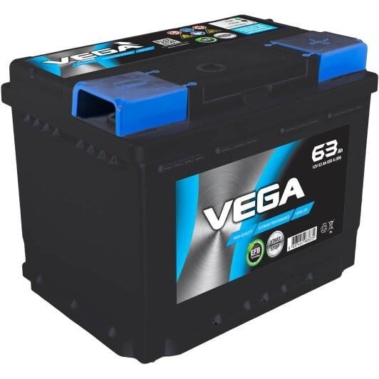 Vega VL206310B13 Акумулятор VEGA 12B EFB 63Ач 650А(SAE) R+ VL206310B13: Приваблива ціна - Купити в Україні на EXIST.UA!