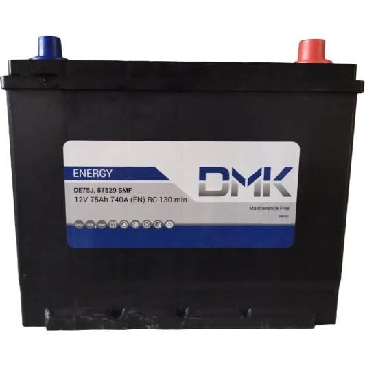 DMK DE75J Акумулятор DMK ENERGY 12В 75Ач 740А (EN) R+ DE75J: Приваблива ціна - Купити в Україні на EXIST.UA!