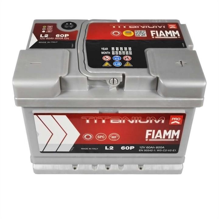 Акумулятор FIAMM TITANIUM PRO 12В 60Ач 600А (EN) R+ Fiamm 7905149