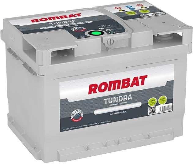 ROMBAT T262N Акумулятор ROMBAT TORNADO PLUS 12В 62Ач 560А (EN) R+ T262N: Купити в Україні - Добра ціна на EXIST.UA!