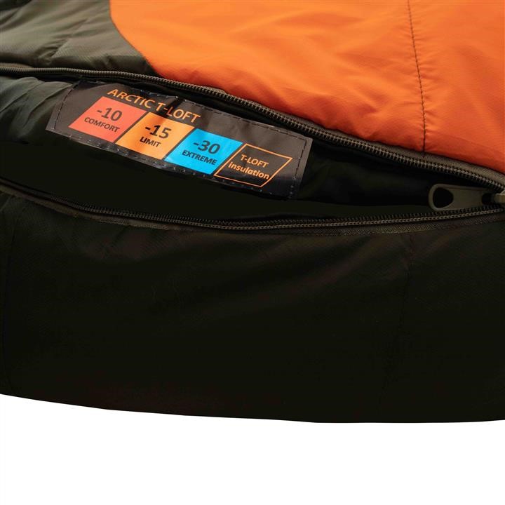 Спальний мішок-кокон Tramp Arctic Regular orange&#x2F;grey, 220&#x2F;80-50 Tramp UTRS-048R-L