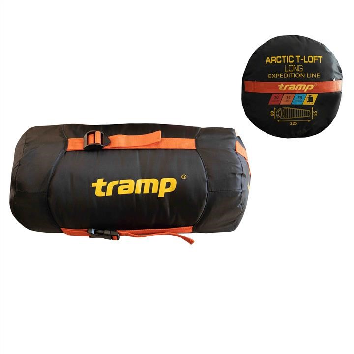 Спальний мішок-кокон Tramp Arctic Long orange&#x2F;grey, 225&#x2F;80-55 Tramp UTRS-048L-L