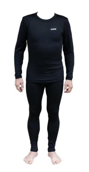 Термобілизна чоловіча Tramp Microfleece комплект (футболка+штани), Black, L Tramp UTRUM-020-BLACK-L