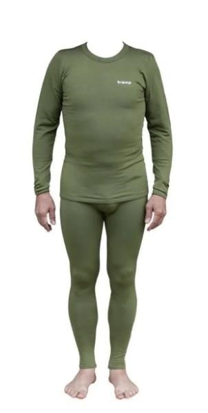 Термобілизна чоловіча Tramp Microfleece комплект (футболка+штани), Olive, 2XL Tramp UTRUM-020-OLIVE-2XL