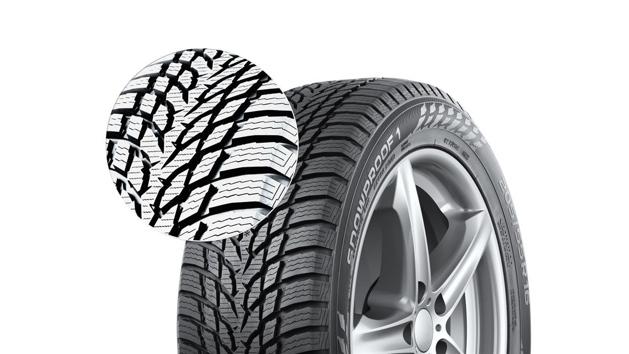 Nokian Шина Легкова Зимова Nokian SNOWPROOF 1 225&#x2F;55 R17 101V XL – ціна