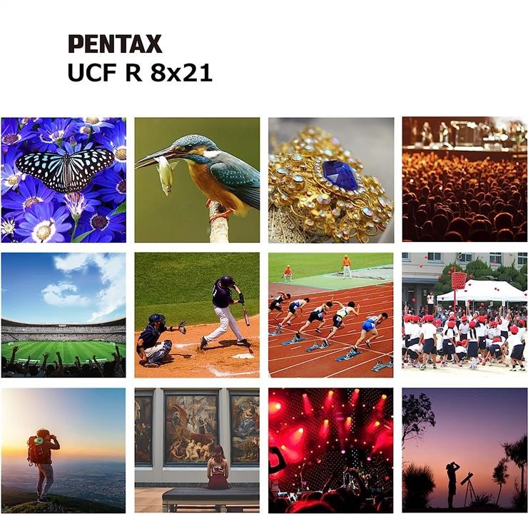 Бінокль Pentax 8x21 UCF-R Black Pentax Europe 930270