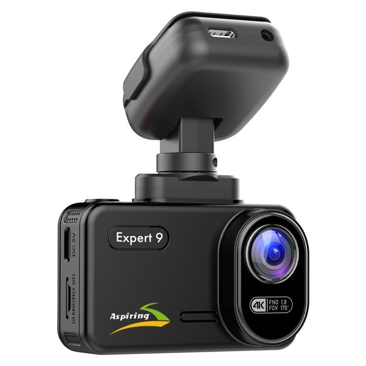 Aspiring Відеореєстратор Aspiring Expert 9 Speedcam, Wi-Fi, GPS, 2K, 2 cameras – ціна 3999 UAH