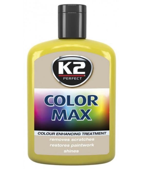 K2 K020ZO Поліроль K2 COLOR MAX, жовтий, 200 мл K020ZO: Купити в Україні - Добра ціна на EXIST.UA!