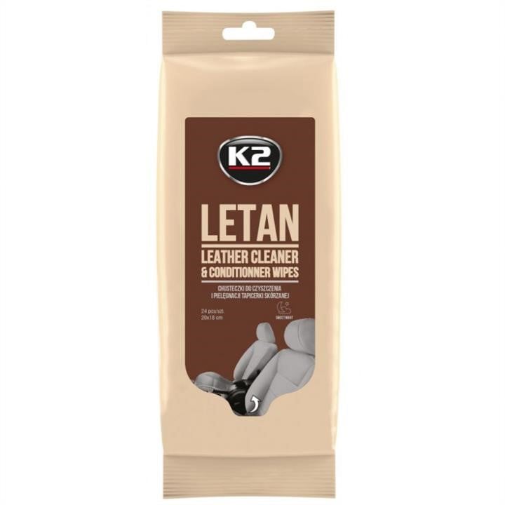 K2 K210 Набір серветок для шкіри K2 LETAN, 20х18 см, 24 шт. K210: Приваблива ціна - Купити в Україні на EXIST.UA!