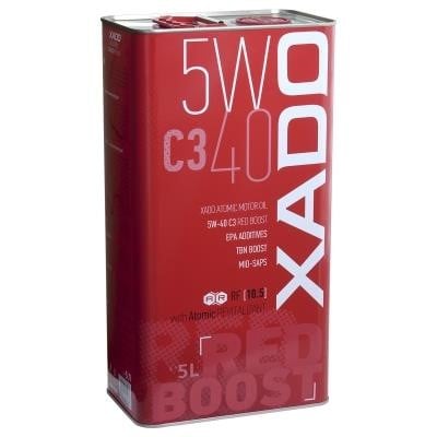Xado XA 26322 Моторна олива Xado Atomic Oil Red Boost C3 5W-40, 5л XA26322: Купити в Україні - Добра ціна на EXIST.UA!