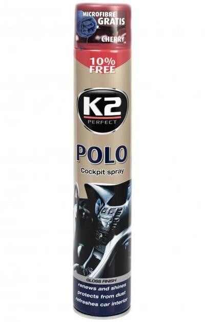 K2 K407WA1 Поліроль для пластику K2 POLO COCKPIT, ваніль, 750 мл K407WA1: Приваблива ціна - Купити в Україні на EXIST.UA!