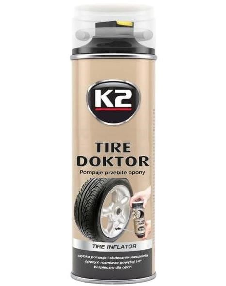 K2 B311 Засіб для аварійного накачування коліс і герметизації пробитих автопокришок, K2 BOND Tire Doktor B311: Купити в Україні - Добра ціна на EXIST.UA!