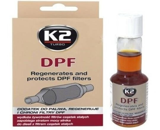 K2 Присадка для очищення сажового фільтра DPF K2, 50 мл – ціна 61 UAH
