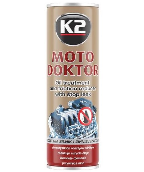 K2 T345S Присадка до моторного масла K2 "Moto Doktor" з герметиком, 443 мл T345S: Купити в Україні - Добра ціна на EXIST.UA!