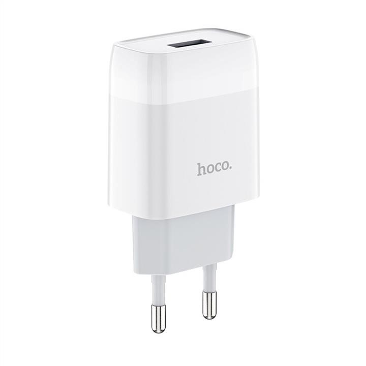 Hoco 6931474712899 Мережевий зарядний пристрій Hoco C72A Glorious single port charger White 6931474712899: Купити в Україні - Добра ціна на EXIST.UA!