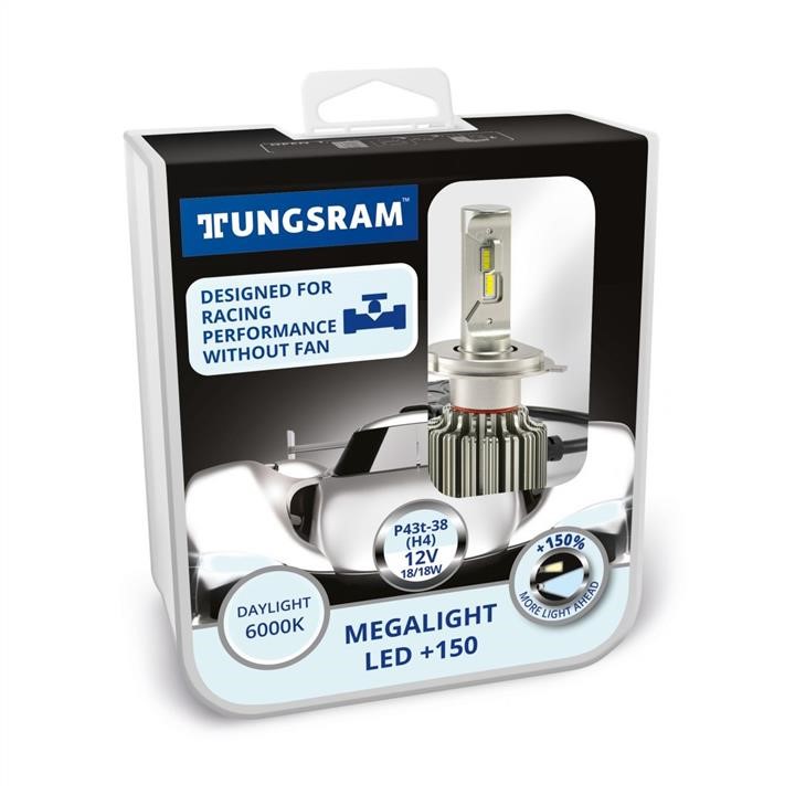 Tungsram TU60430.2K Лампи світлодіодні комплект Tungsram Megalight LED 200 12V H4 24W 6000K TU604302K: Купити в Україні - Добра ціна на EXIST.UA!