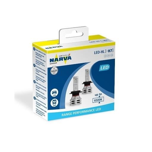 Narva 18033 Лампи світлодіодні комплект Narva Performance H7 12/24v 24W 6500K 18033: Купити в Україні - Добра ціна на EXIST.UA!