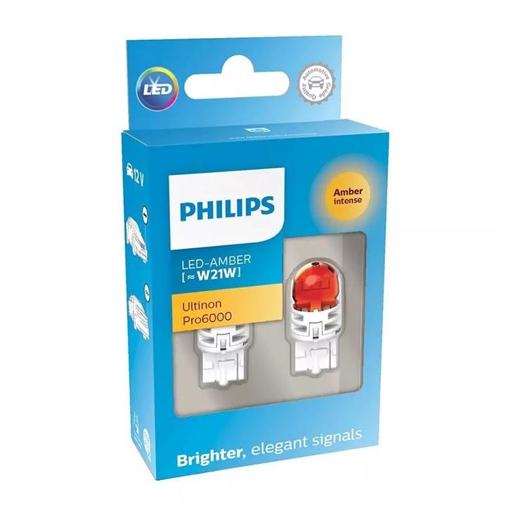 Philips 11065AU60X2 Лампи світлодіодні комплект Philips LED Ultinon WY21W Pro6000 SI 12V 11065AU60X2: Приваблива ціна - Купити в Україні на EXIST.UA!