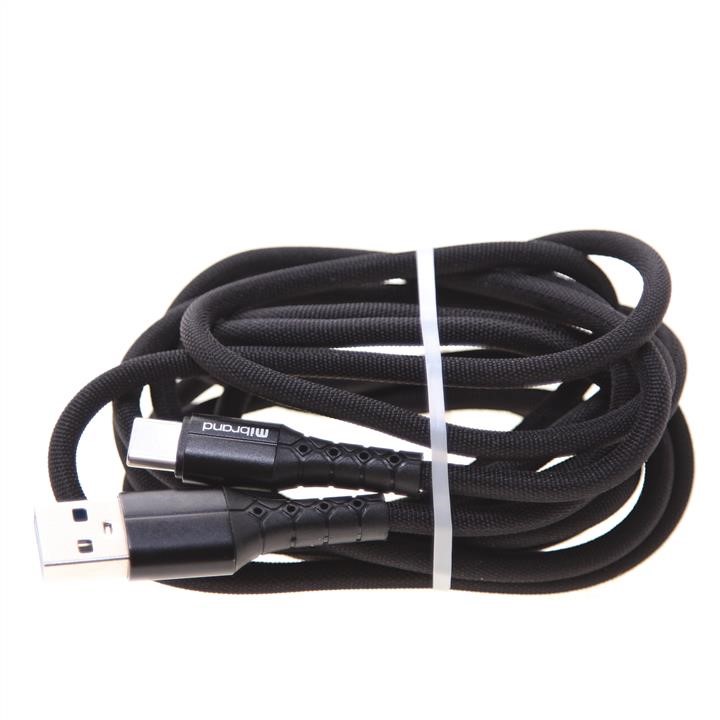 Mibrand MIDC/322TB Кабель Mibrand MI-32 Nylon Charging Line USB for Type-C 2A 2m Black MIDC322TB: Купить в Украине - Отличная цена на EXIST.UA!