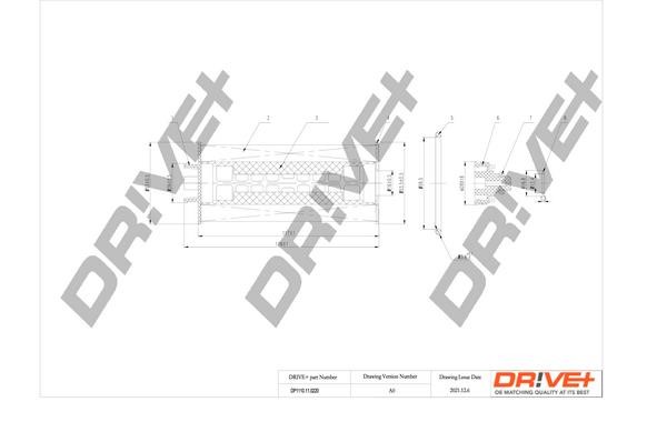 Dr!ve+ DP1110.11.0220 Фільтр масляний DP1110110220: Купити в Україні - Добра ціна на EXIST.UA!